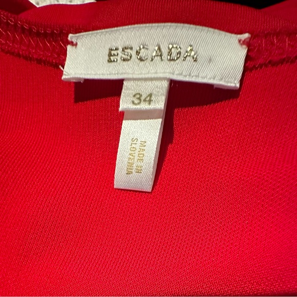 ESCADA red dress, size 34 EU (S), never worn - Picture 10 of 14